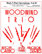Bach 3-part Inventions Volume 2 (6-10) by Bach Johann Sebastian - Nowak Jerry - for Woodwind Trio