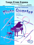 Tango From Espana by Albeniz Isaac - Holcombe Bill and Bil - for Flute Quartet