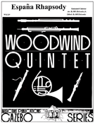 Espana Rhapsody by Chabrier Emmanuel - Holcombe Bill and Bil - for Woodwind Quintet