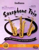Indiana by Hanley James - Holcombe Bill - for Saxophone Trio
