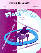 Siesta In Seville by Holcombe Bill for Flute Trio