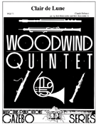 Clair De Lune by Debussy Claude - Holcombe Bill - for Woodwind Quintet