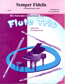 Semper Fidelis by Sousa John Philip - Holcombe Bill - for Flute Trio