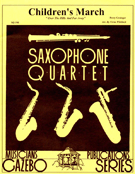 Children's March - Over the Hills and Far Away by Grainger Percy Aldridge - Whitlock Verne - for Saxophone Quartet