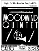 Flight Of The Bumble Bee 2nd Ed by Rimsky-Korsakov Nikolai - Holcombe Bill - for Woodwind Quintet