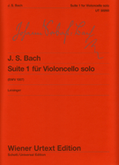 Suite #1 For Violoncello Solo by Bach Johann Sebastian - Leisinger Ulrich - for Cello Solo
