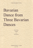 Bavarian Dance Parts by Elgar Edward - Martelli Carlo - for Str Quartet