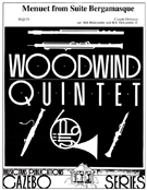 Menuet From Suite Bergamasque by Debussy Claude - Holcombe Bill - for Woodwind Quintet
