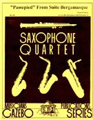 Passepied From Suite Bergamasque by Debussy Claude - Holcombe Bill and Bil - for Saxophone Quartet