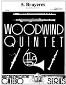 Bruyeres - #5 From Preludes Bk 1 by Debussy Claude - Holcombe Jr Bill - for Woodwind Quintet