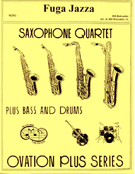Fuga Jazza by Holcombe Bill - Holcombe Jr Bill - for Saxophone Quartet