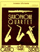 Autumn Afternoon by Holcombe Bill - Holcombe Jr Bill - for Saxophone Quartet