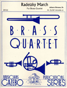 Radetzky March Opus 228 by Strauss Johann Sr - Holcombe Jr Bill - for Brass Quartet