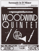 Serenade In D Minor Opus 44 by Dvorak Antonin - Holcombe Jr Bill - for Woodwind Quintet