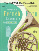 Girl With The Flaxen Hair by Debussy Claude - Holcombe Jr Bill - for French Horn Quartet