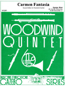 Carmen Fantasia 2nd Edition by Bizet Georges - Holcombe Bill and Bil - for Woodwind Quintet