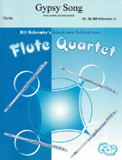 Gypsy Song by Bizet Georges - Holcombe Jr Bill - for Flute Quartet