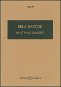 String Quartet #4 by Bartok Bela for Full Score