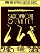 Hark The Herald Angels Sing by - Dorsey and Holcombe - for Saxophone Quartet S