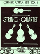 Christmas Carol Suite Volume 1 by - Holcombe and Giammario - for Str Quartet (Vol 1)