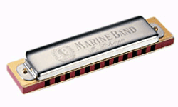 Harmonica--hohner Marine Band C - 12-hole - Key Of C for Harmonica