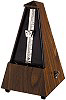 Metronome--Wittner Standard Plastic 131 - 855-131 - Walnut Grain w/Bell for Mechanical