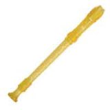 Recorder--soprano Gill Plastic - Baroque - Yellow for Soprano Re