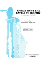 Joshua Fit The Battle Of Jericho by - Thompson - for Saxophone SATB -