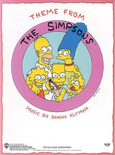 Simpsons by Elfman Danny for Piano