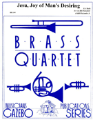 Jesu Joy Of Man's Desiring by Bach Johann Sebastian - Holcombe Bill and Bil - for Brass Quartet