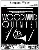 Sleepers Wake by Bach Johann Sebastian - Holcombe Bill - for Woodwind Quintet