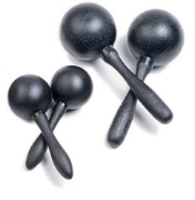 Maracas--true Colors Mini - Black Color - Fiber for Rhythm Ins