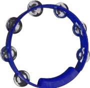 Tambourine--true Colors Blue - Blue - 8" for Rhythm Ins