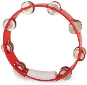 Tambourine--true Colors Red 10" - Red - 10" for Rhythm Ins