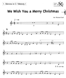 World Music Junior--christmas for Instrument Lg E (Parts Set)