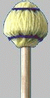 Mallets--balter 61 - M-hard Yarn/rubber C - Fiberglass Handles for Percussion Malle