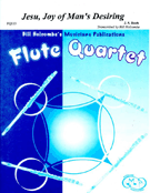 Jesu Joy Of Man's Desiring by Bach Johann Sebastian - Holcombe Bill - for Flute Quartet