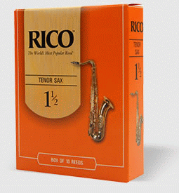 Reed--tenor Sax Rico Regular - Strength 1 1/2 - Single for Tenor Sax Reed