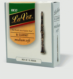 Reed--b-flat Clar La Voz - Strength Soft - Single for Bb Clarinet Reed