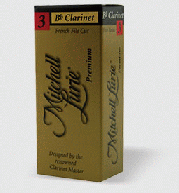 Reed--b-flat Clar Lurie Premium - Strength 5 - Single for Bb Clarinet Reed
