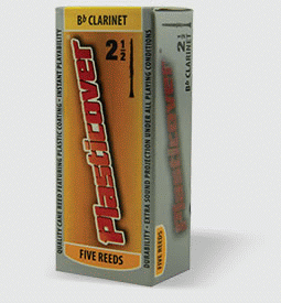 Reed--b-flat Clar Plasticover - Strength 1 - Single for Bb Clarinet Reed