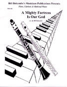 Mighty Fortress Is Our God by - Holcombe Bill - for Woodwind Duet