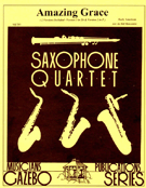 Amazing Grace by Early American Tune - Holcombe Bill - for Saxophone Quartet S