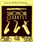 Jesu Joy Of Man's Desiring by Bach Johann Sebastian - Holcombe Bill - for Saxophone Quartet