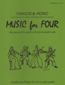 Music For 4 Tangos & More by - Kelley Daniel - for Instrument Quartet (Complete Set Of Part)