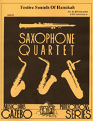 Festive Sounds Of Hanukah by - Holcombe Bill and Bil - for Saxophone Quartet S