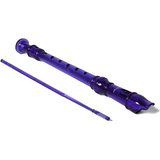 Recorder--soprano Lauren Plastic - Baroque - Purple for Soprano Re