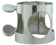 Ligature--b-flat Clar Trophy Standard - 2-screw - Nickel-plated for Accessorie