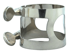 Ligature--tenor Sax Trophy Standard - 2-screw - Nickel-plated for Accessorie