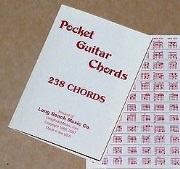 Pocket Guitar Chords for Accessorie (238 Chords $ 4.75)